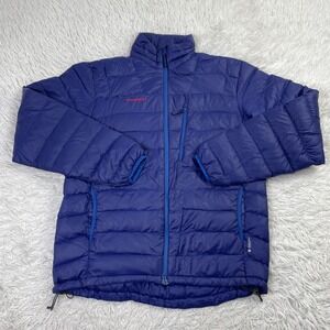 Mammut Jacket Mens Extra Large Blue Broad Peak II 750 Down Puffer Lightweight XL
